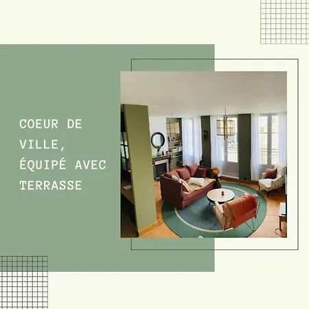 아파트 Coeur De Avec Terrasse *
